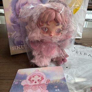 Pop MART Skullpanda L'Impressionniste Series Windflower NEW OPEN BOX AND BAG